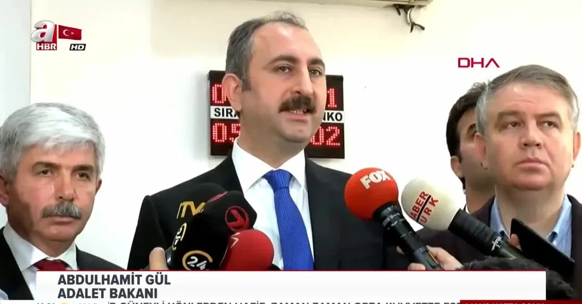 Adalet Bakanı Gül'den flaş YSK açıklaması