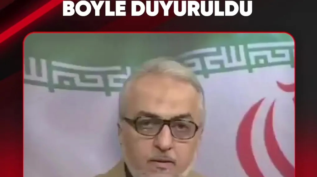 HAMANEY'İN ÖLÜMÜ BÖYLE DUYURULDU