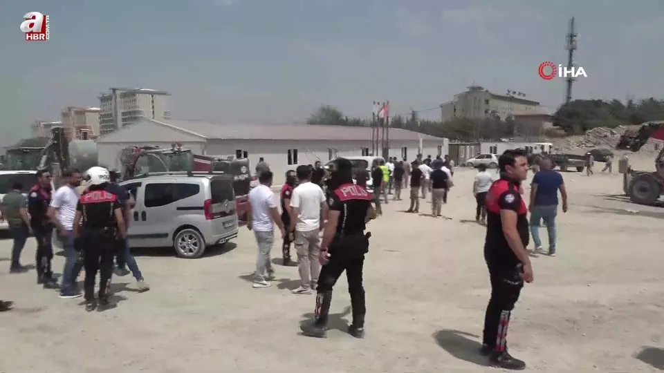 Şantiyede silahlı bıçaklı kavga: 7 yaralı
