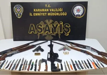 Karaman'da asayiş uygulaması: 8 tutuklama