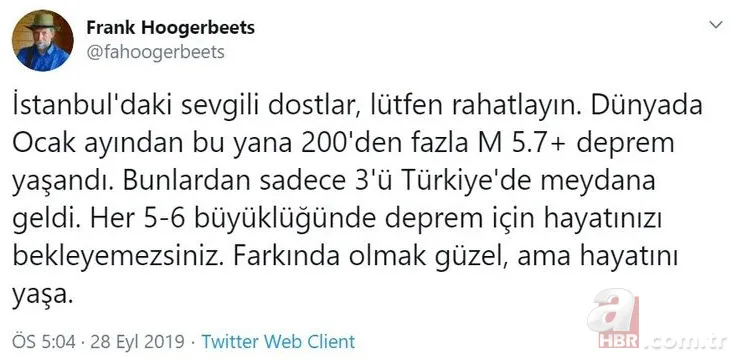 Deprem kahini Frank Hoogerbeets'ten deprem uyarısı 4