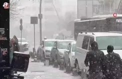 İstanbul’da kar yağışı etkili oluyor