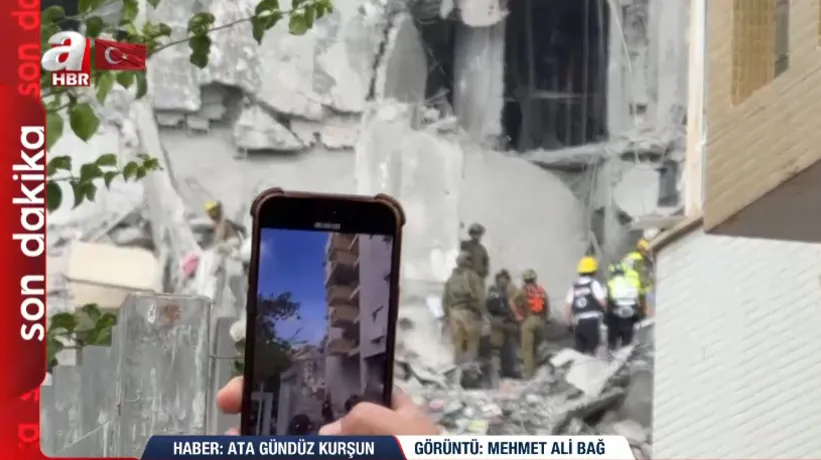 A Haber İran’ın vurduğu noktada! Canlı yayına müdahale | Katil İsrail'den A Haber'e alçak muamele: Ay-yıldızı görünce...