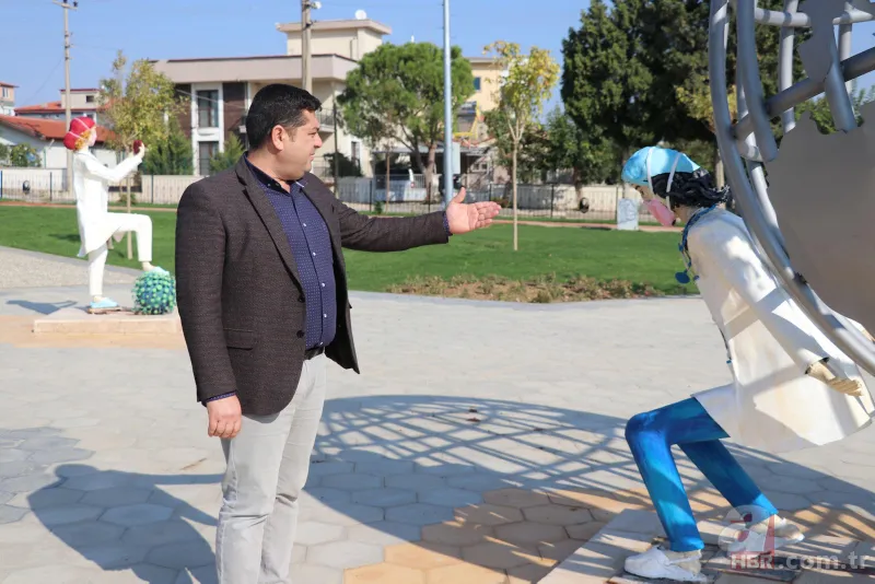 Kötü heykelde devrim yaptılar! Denizli CHP'nin Sağlık Parkı'nı tartışıyor 18