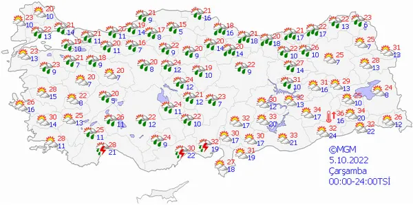 1664791696325.jpg İstanbul ve Ankara için sağanak yağmur uyarısı! İşte 5 günlük hava durumu | Hangi illerde sel tehlikesi var? - 10