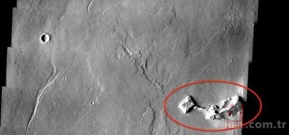 Mars’taki binayı uzaylılar mı yaptı? NASA yayınladı!