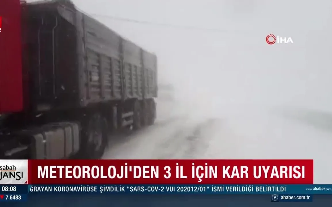 Meteoroloji Den 3 Il Icin Kar Yagisi Uyarisi Istanbul Da Kar Yagacak Mi Bugun Hava Durumu Nasil Olacak Ahaber Video Izle