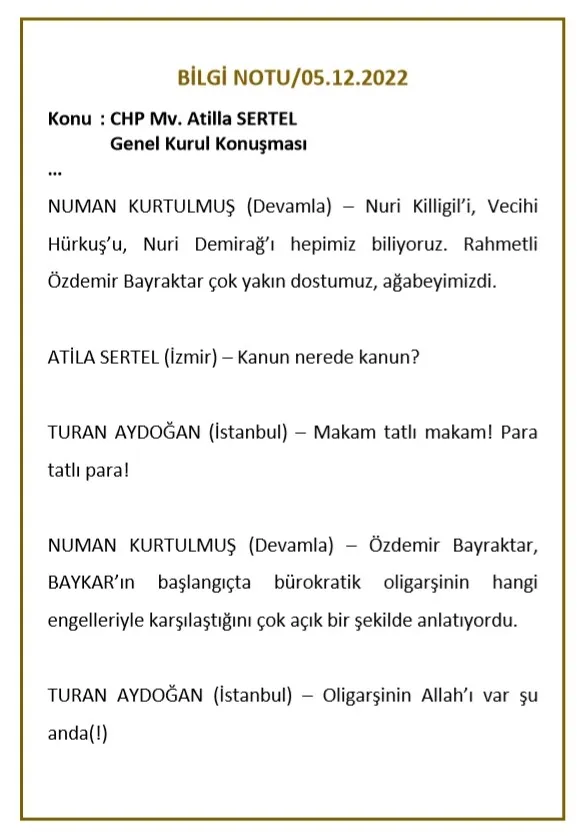 TBMM'den AK Partili vekil Çağatay Kılıç’a küfreden CHP'li vekil Atilla Sertel’e ‘kınama’ cezası - 6