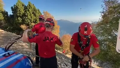 Babadağ yamaç paraşütü pilotlarına eğitim