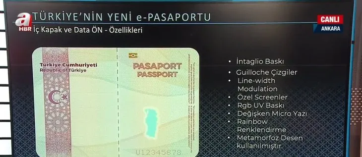 İşte Türkiye’nin yeni pasaportu! Basımı başlıyor