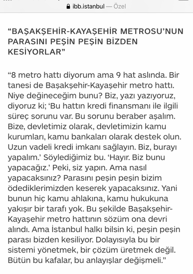 “Metro hatlarındaki kesinti” iddiası! CHP’li Ekrem İmamoğlu yine yalan söyledi - 1