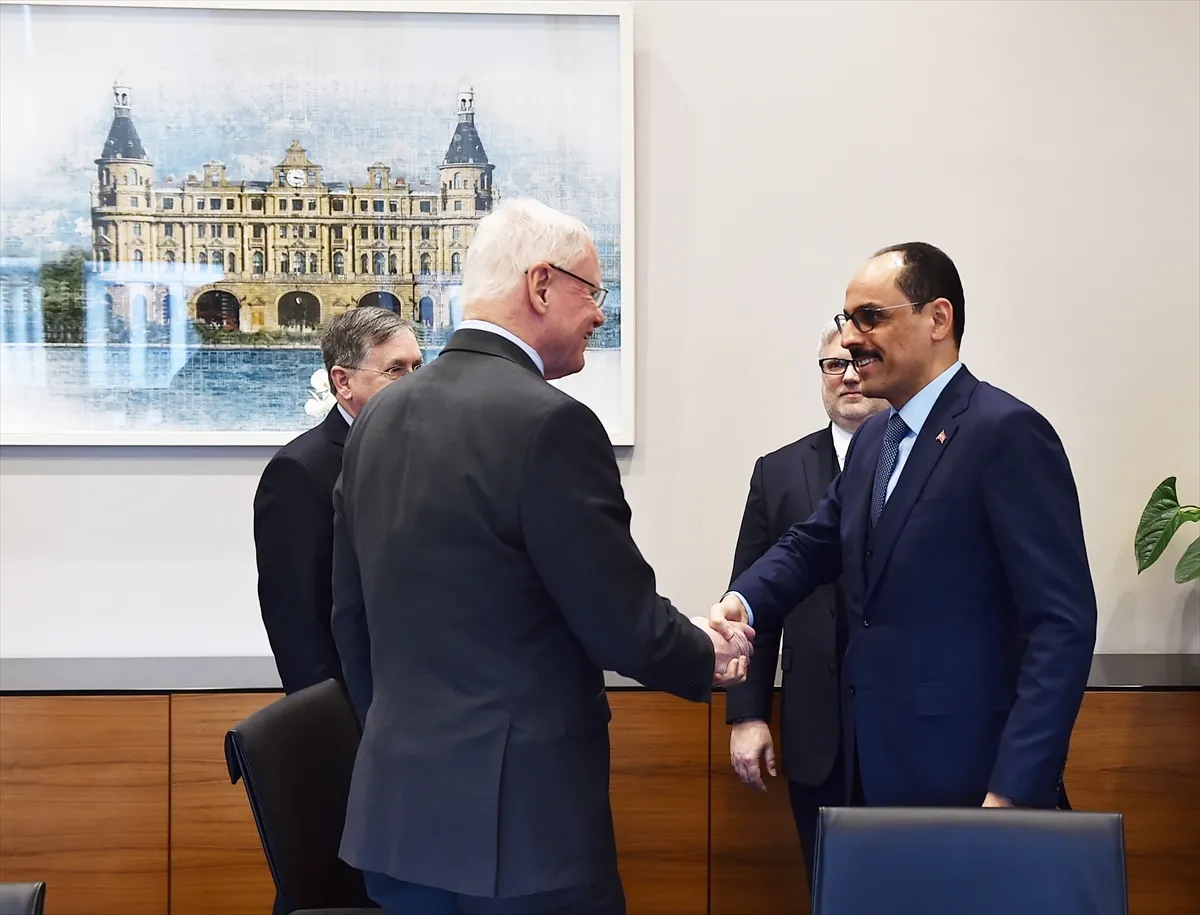 Son dakika: İbrahim Kalın ile Jeffrey görüştü