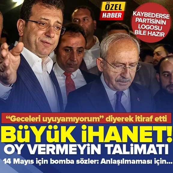 Ekrem İmamoğlu hakkında bomba gerçek! Canlı yayında itiraf: Kılıçdaroğlu’na oy vermeyin diye talimat verdi