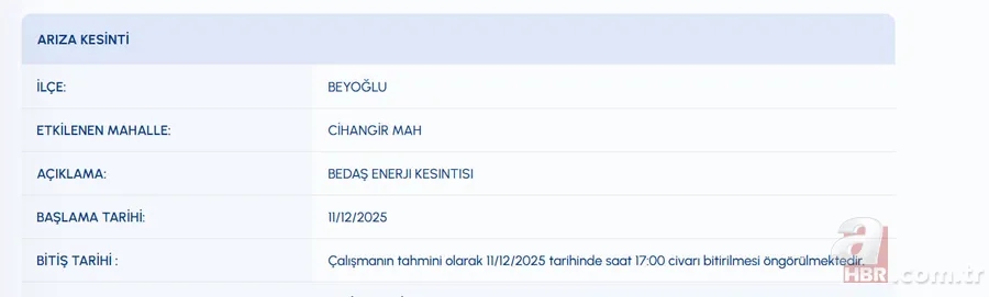 İSKİ su kesintisi 11 Aralık 2025 | İstanbul’da sular ne zaman gelecek? 5