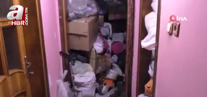 Evden 7 kamyon çöp çıktı