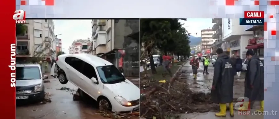 Antalya'da kuvvetli yağış sele neden oldu: Acı haber geldi! Kumluca ve Finike'de eğitime 1 gün ara verildi | Hayati uyarı 18