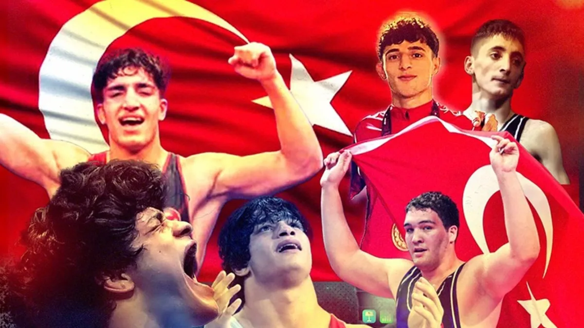 20 Yaş Altı Grekoromen Güreş Milli Takımı Sırbistan'da Avrupa şampiyonu oldu
