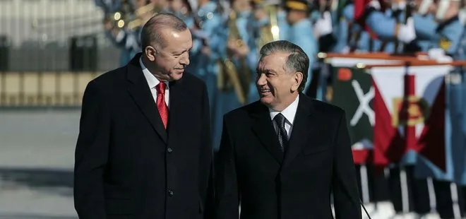 Son dakika: Başkan Erdoğan Özbekistan Cumhurbaşkanı ile görüştü