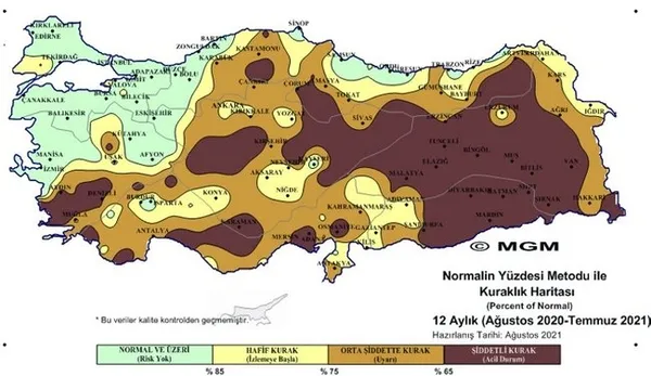Son dakika: Meteoroloji'den olağanüstü kuraklık uyarısı! Türkiye'nin yarısından fazlası... - 7