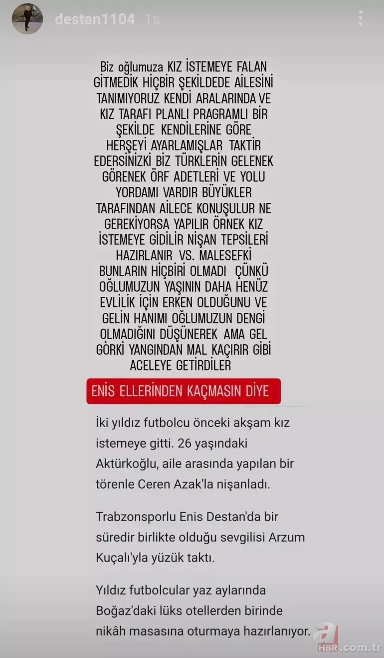 Enis Destan'ın nişanlısı Arzum Kuruçalı'ya annesinden sert sözler! 6