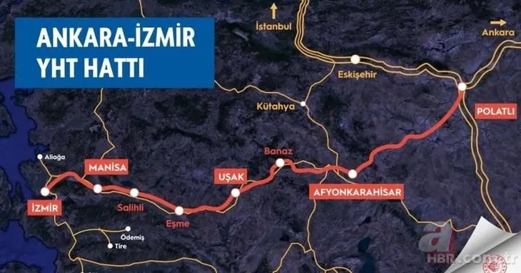 Demiryolu ağı 14 bin kilometreye yükseldi! Bakan Uraloğlu Ankara-İzmir Hızlı Tren Projesi inceledi: İki büyükşehir arası 3,5 saate düşecek