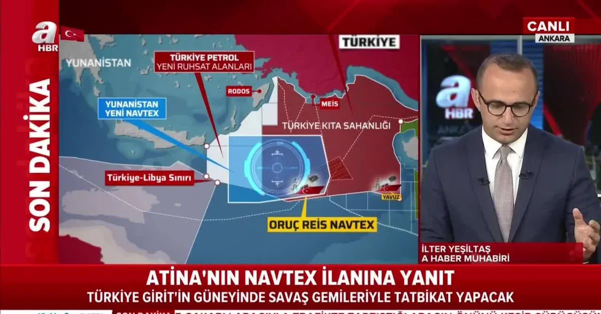 Türkiye'den Yunanistan'a NAVTEX misillemesi