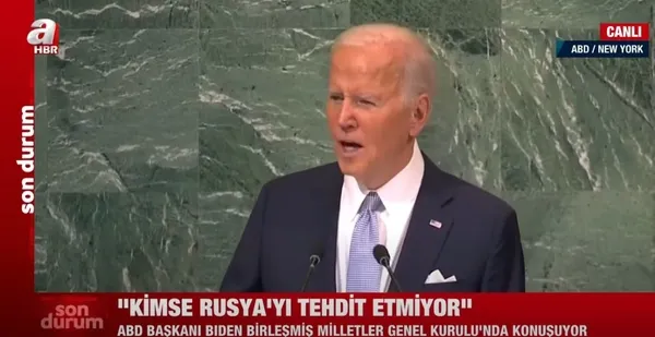 Biden BM Zirvesi’nde konuştu: Sorumsuz Putin kimse Rusya’yı tehdit etmiyor