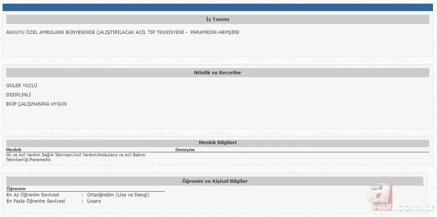 İŞKUR hastaneleri açıkladı! 14 farklı ilde lise mezunu personel alımı başvuruları başladı! İşte alım yapacak kurumların listesi… 19
