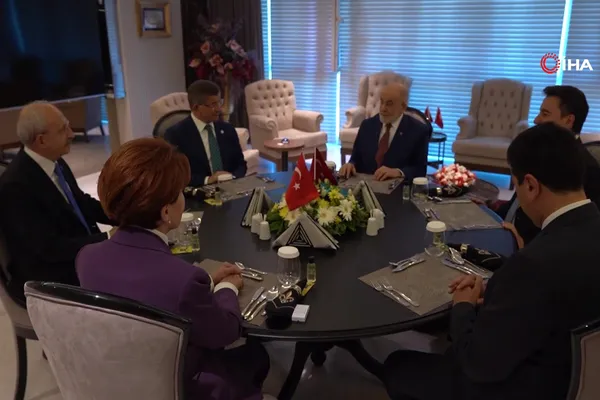 Altılı masadan ’aday’ açıklaması: İçimizden çıkması gerektiği kanaatindeyiz