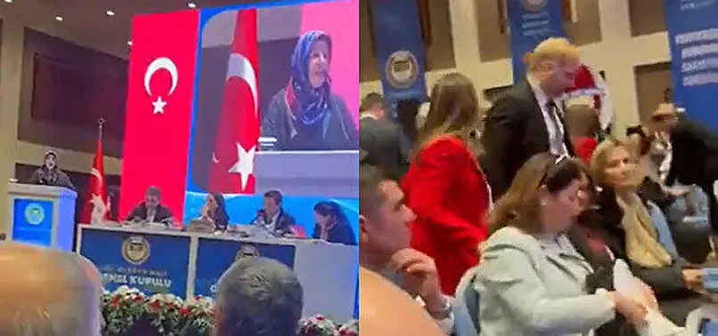 Türkiye Barolar Birliği'nin toplantısında başörtüsü hazımsızlığı! Salonu terk ettiler