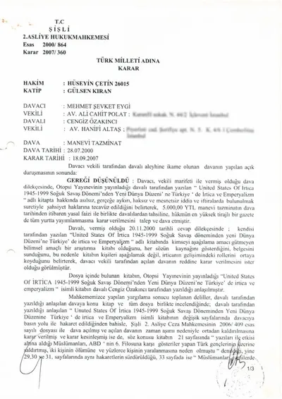 Mehmed Şevket Eygi, "Kanlı Pazar" yalanını atanları tazminata mahkum etmişti - 1