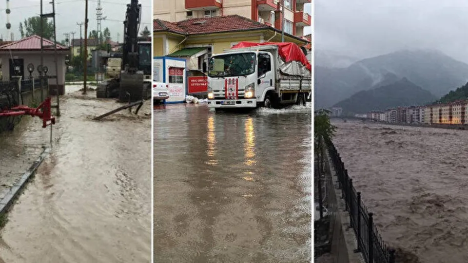 Kastamonu, Samsun, Sinop, Amasya... Karadeniz'de sel: 2 ölü 1 kayıp | Okullar tatil edildi