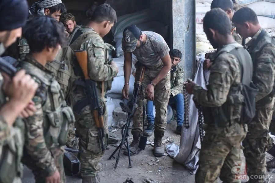 Terör örgütü PYD, Tel Abyad'ı silah deposuna çevirmiş! İşte Barış Pınarı Harekatı'ndan kritik fotoğraflar... 18