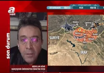 Sincar ve Kandil'e operasyon olur mu? "Teröristler adeta ciyaklıyor" Abdullah Ağar A Haber'de yorumladı