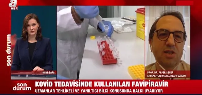 Türkiye’de kullanılan Kovid-19 ilacı Favipiravir ile ilgili Türk bilim insanı A Haber canlı yayınında uyardı