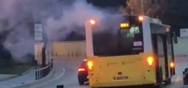 İETT sorunları bitmiyor! Pendik’te otobüste yangın paniğini kayda alan vatandaş: Hiç mi bakım yapmıyorlar