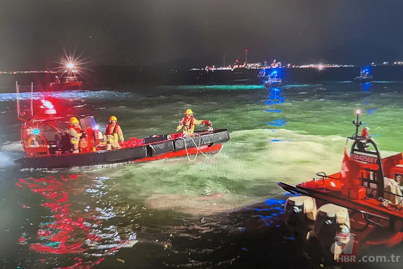 Hong Kong'da dehşet dakikaları! Türk kargo uçağı denize sürüklendi 3