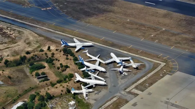 Atatürk Havalimanı’nında terk edilen dokuz uçak satışa çıkıyor!