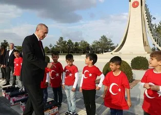 Başkan Erdoğan'ı Külliye yolunda böyle karşıladılar