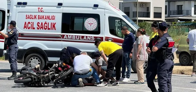 Kuşadası’nda iki motosiklet çarpıştı: 2 yaralı