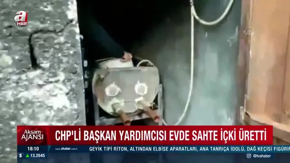 Evinde sahte içki üreten CHP’li Başkandan komik savunma