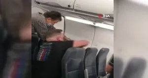 Havada panik! Acil iniş yaptı