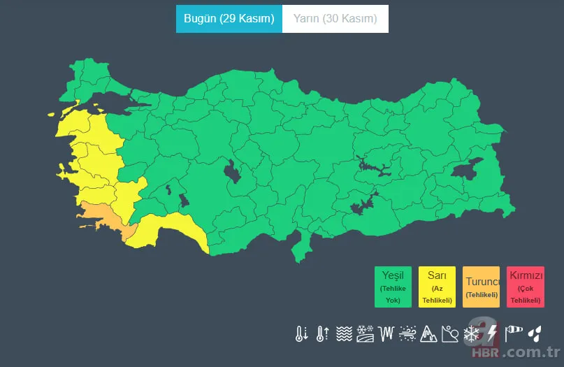 Türkiye genelinde yağış: O saatlere dikkat! Meteorolojiden 8 il için sarı ve turuncu kod 17