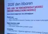 YKS VE LGS’de yeni sistem 2028’de uygulanacak!