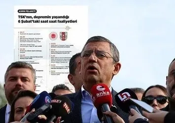 CHP lideri Özgür Özel'den Başkan Erdoğan ve TSK'ya iftira! "Ordu yoktu" yalanı madde madde çürüdü
