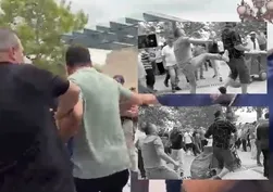 CHP'de kaos sokağa taştı! Yeni parti kuran Özgür Özel'e protesto şoku: Mustafa Sarıgül vatandaşa tekme attı