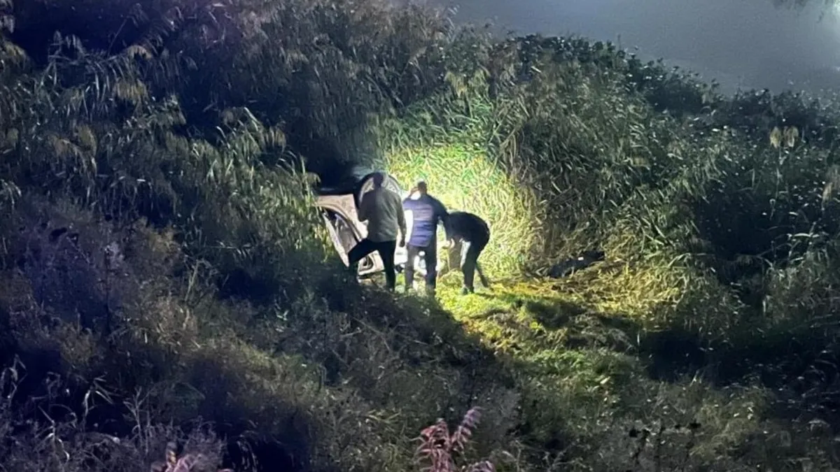 Hatay'da feci kaza: Kaçak göçmenleri taşıyan otomobil Asi Nehri'ne uçtu