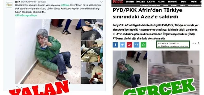 PYD/PKK’den yeni yalan! Kendi yaptığı saldırıyı Türkiye’ye mal etmek istedi