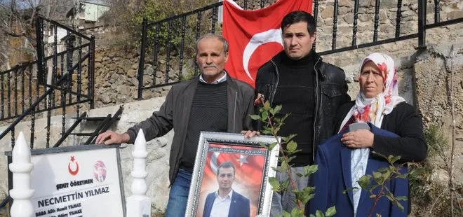 Şehit Necmettin öğretmenin ailesinden PKK elebaşının evine taziyeye giden HDP’lilere tepki: Onlarla teröristler arasında fark yok