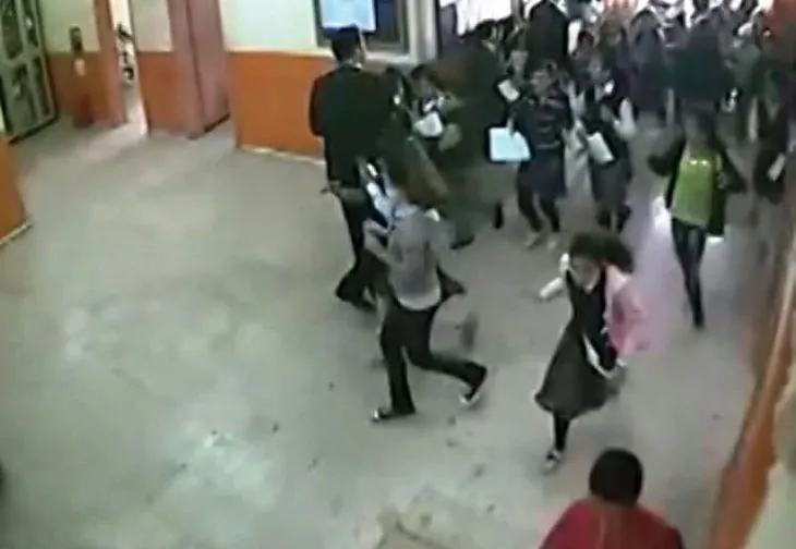 Pkk yandaşları okula saldırdı